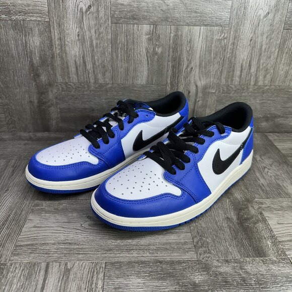 Air Jordan 1 Retro Low OG Men's size 9 Royal Blue Black CZ0790-140 - Picture 3 of 8